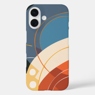 Funda iPhone 16 Geométrico abstracto moderno