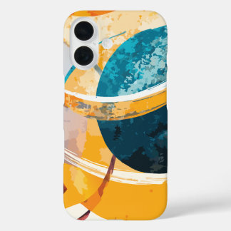 Funda iPhone 16 Geométrico abstracto moderno