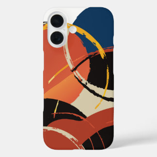Funda iPhone 16 Geométrico abstracto moderno