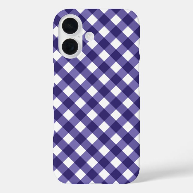 Funda iPhone 16 Gigante azul marino (Reverso )