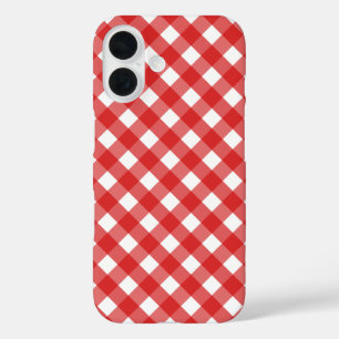 Funda iPhone 16 Gigante rojo y blanco