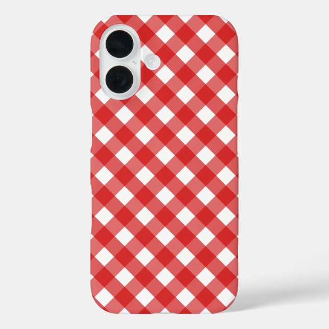 Funda iPhone 16 Gigante rojo y blanco (Reverso )