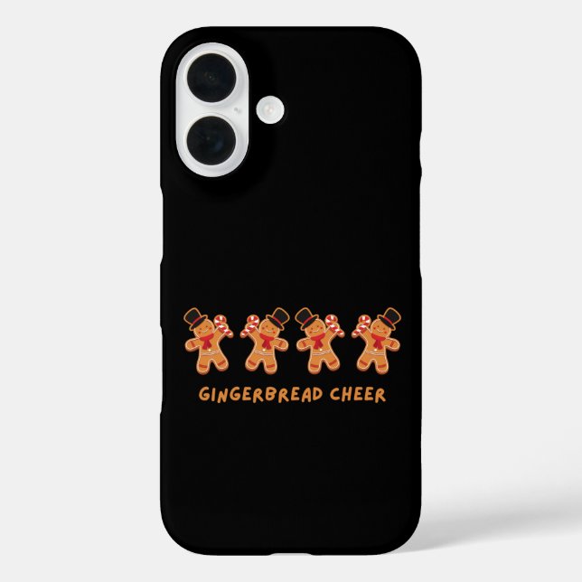 Funda iPhone 16 Gingerbread Cheer (Reverso )