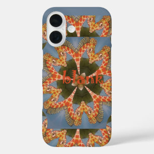 Funda iPhone 16 Giraffe Resumen de arte Imprimir