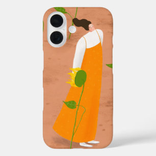Funda iPhone 16 Girasol y chica