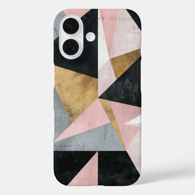 Funda iPhone 16 Glam geométrico (Reverso )
