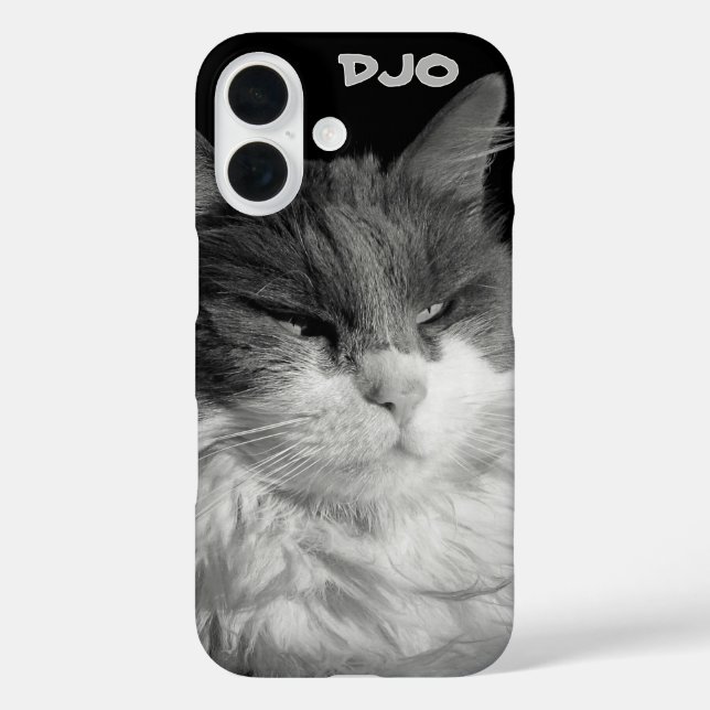 Funda iPhone 16 Glare of the Bat Cat (Reverso )