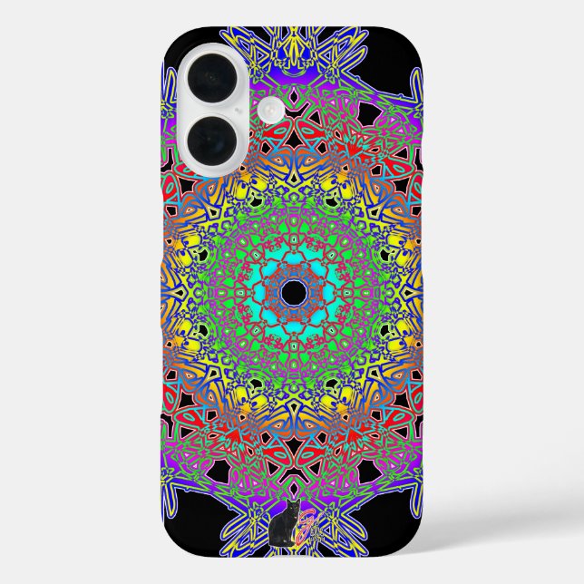 Funda iPhone 16 Glifo Espectra de inspiración (Reverso )
