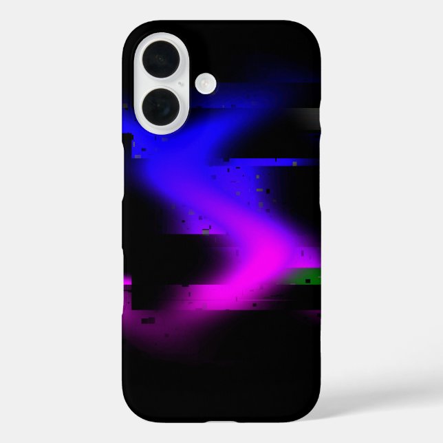 Funda iPhone 16 Glitch Plasma Black (Reverso )