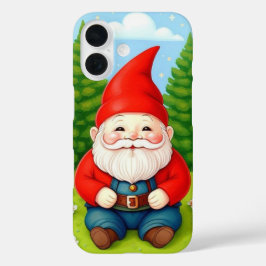Funda iPhone 16 Gnomo de Navidad