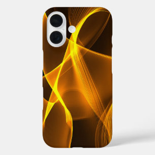 Funda iPhone 16 Golden Charm Resumen Emblema de oro
