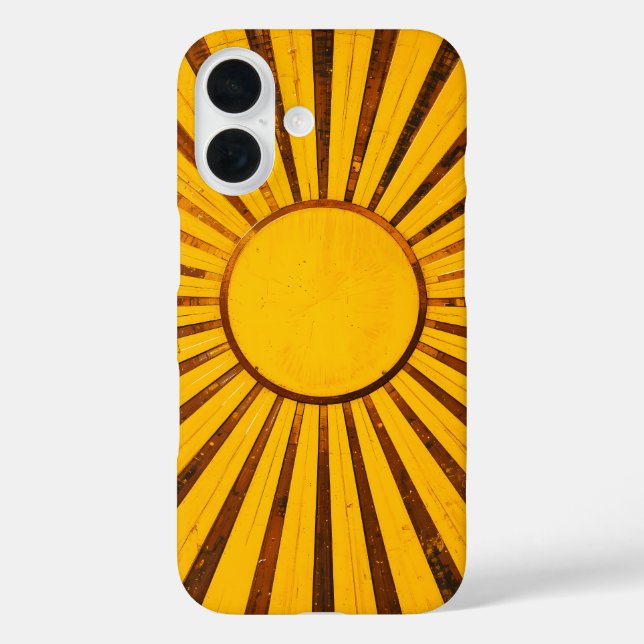 Funda iPhone 16 Golden Sunburst (Reverso )