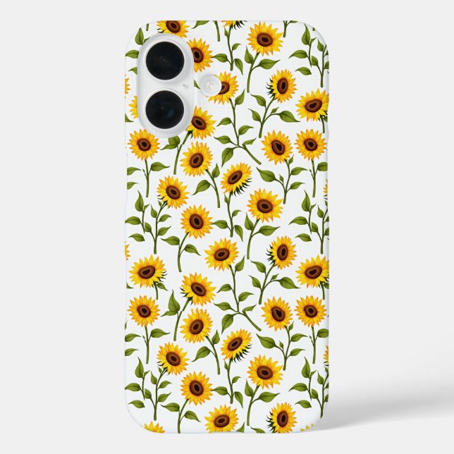 Funda iPhone 16 Golden Sunflower Bliss (Reverso )