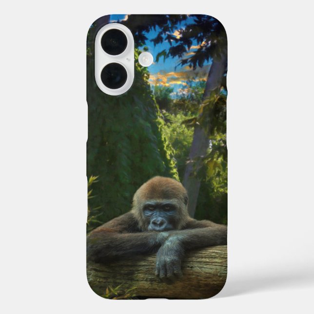 FUNDA iPhone 16 GORILLA "SAVE NUESTRAS ESPECIES" (Reverso )