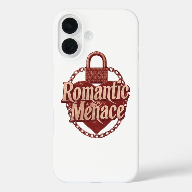 Funda iPhone 16 Gothic Romance Anti-Valentine Saying (Reverso )