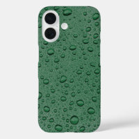 Gotitas de agua verdes
