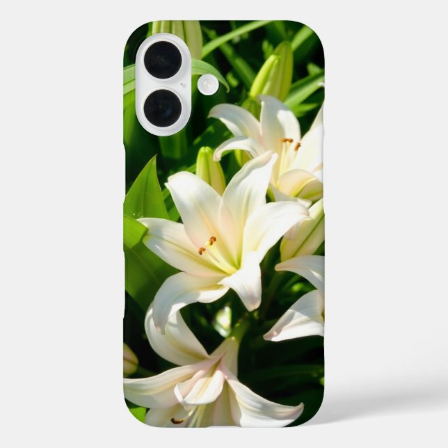 Funda iPhone 16 Graceful Lilies (Reverso )