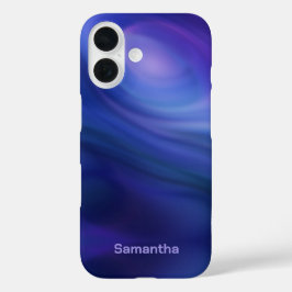 Funda iPhone 16 Gradiente de naranja azul púrpura