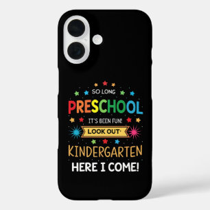 Funda iPhone 16 Graduado de preescolar por mucho tiempo