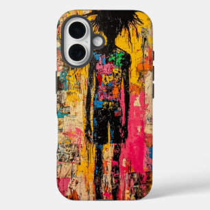Funda iPhone 16 Graffiti estuche para teléfono urbano
