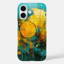 Funda iPhone 16 Gráfico de arte moderno