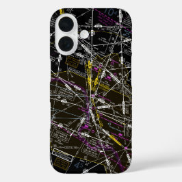 Funda iPhone 16 Gráfico de aviación