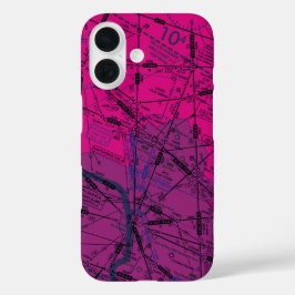 Funda iPhone 16 Gráfico de aviación