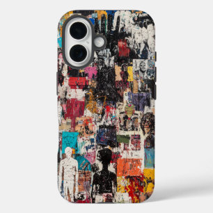 Funda iPhone 16 Grafitti Caso de teléfono urbano