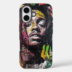 Funda iPhone 16 Grafitti Caso de teléfono urbano