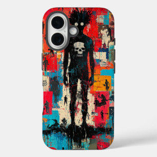 Funda iPhone 16 Grafitti Caso de teléfono urbano