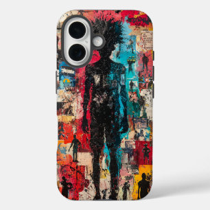Funda iPhone 16 Grafitti Caso de teléfono urbano