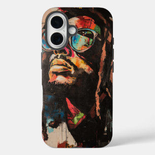 Funda iPhone 16 Grafitti Caso de teléfono urbano