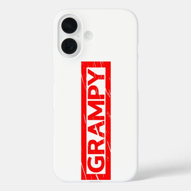 Funda iPhone 16 Grampy Stamp (Reverso )