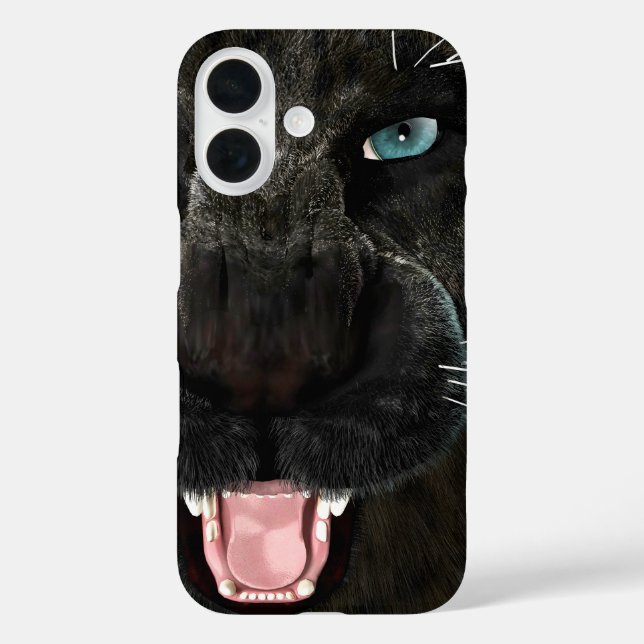 Funda iPhone 16 Gran Gato Pantera Negra (Reverso )