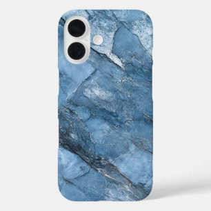 Funda iPhone 16 Granito azul múltiple