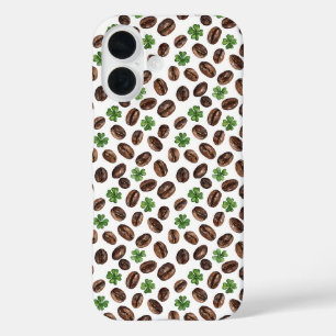 Funda iPhone 16 Grano de Café Irlandés y Diseños Divertidos de Tré