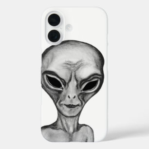 Funda iPhone 16 Grey Alien , quiero creer