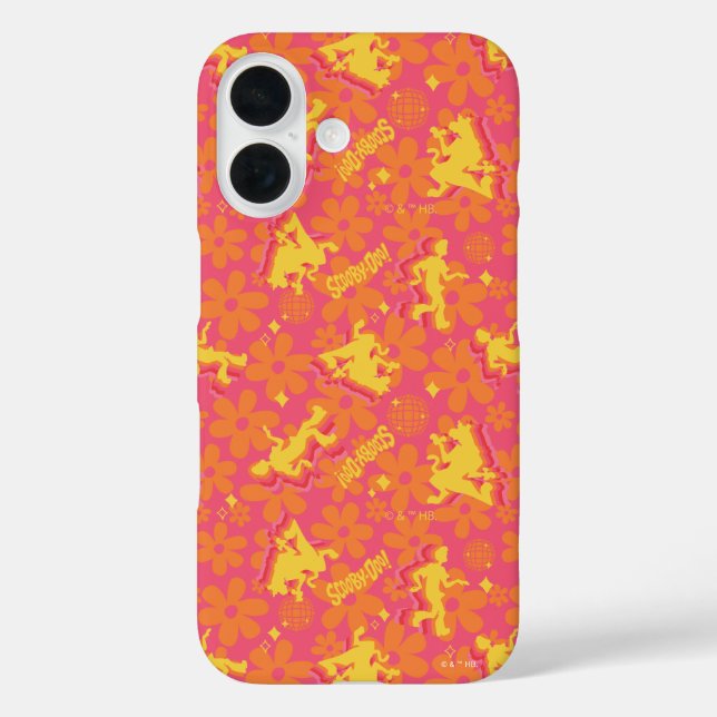 Funda iPhone 16 Groovy Disco Scooby-Doo Pattern (Reverso )