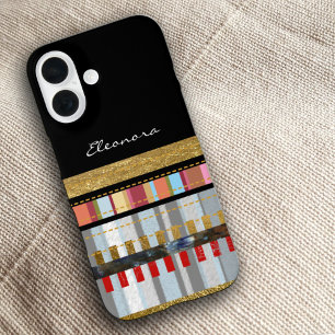 Funda iPhone 16 Guay Stripes Black