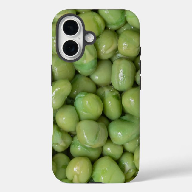 Funda iPhone 16 Guisantes marrowfat (Reverso )