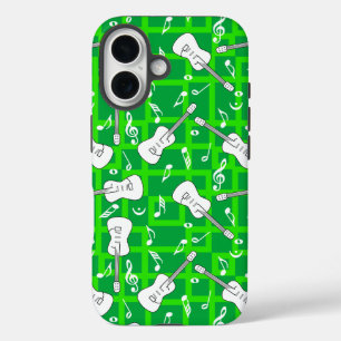 Funda iPhone 16 Guitar Lines Music Notes