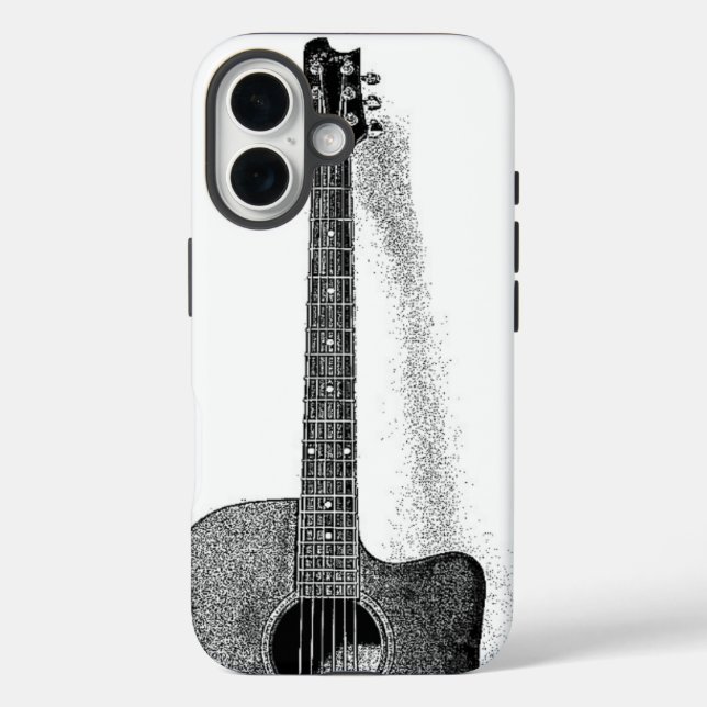 Funda iPhone 16 Guitarra clásica (Reverso )