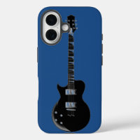 Guitarra Eléctrica Azul Black Pop Art