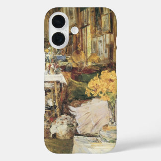 Funda iPhone 16 Habitación de Flores por Childe Hassam, Arte Fino