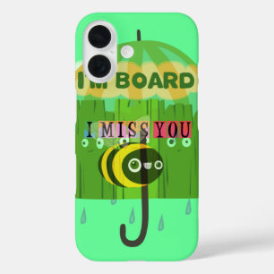 Funda iPhone 16 Hablando en sentido amplio, te echo de menos: text