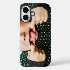 Funda iPhone 16 Hacer la cara infantil pero efectiva