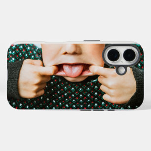 Funda iPhone 16 Hacer la cara infantil pero efectiva