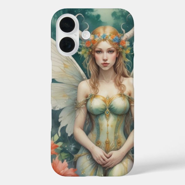 Funda iPhone 16 Hada de Aries (Reverso )