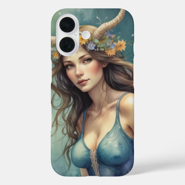 Funda iPhone 16 Hada de Capricornio (Reverso )