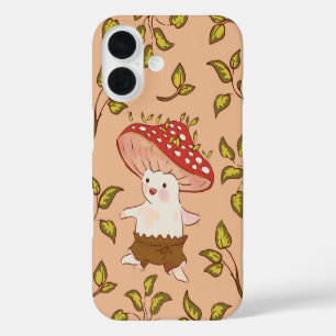 Funda iPhone 16 Hadas de hongos del bosque Friend Cute